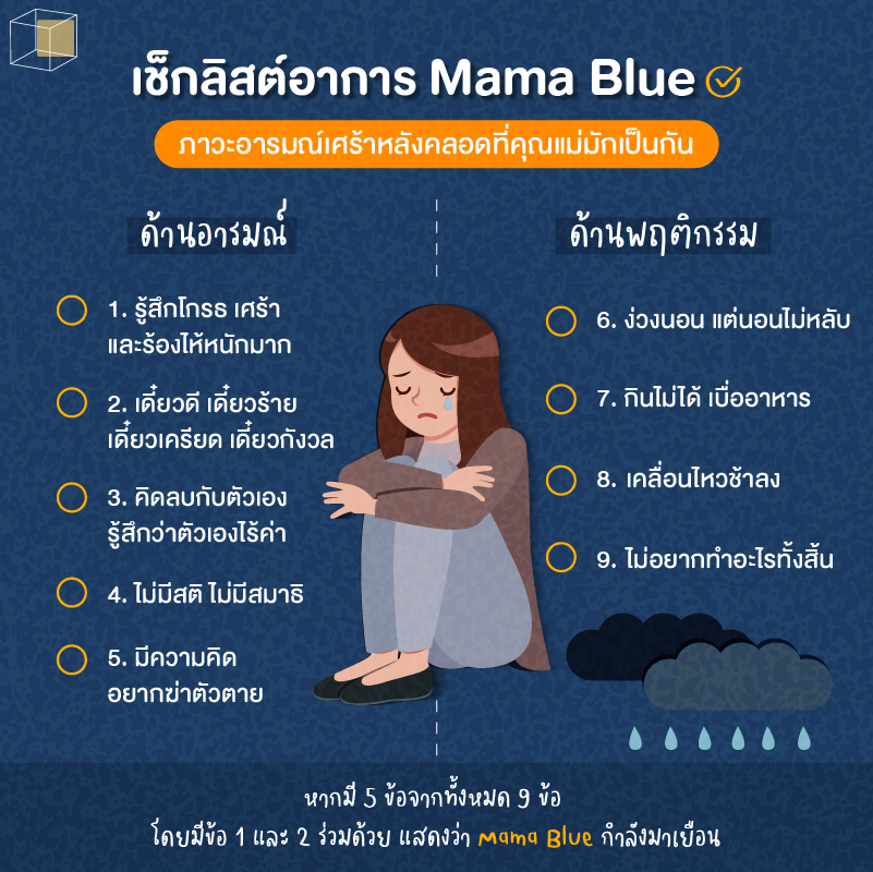 เช็กลิสต์อาการ Mama Blue