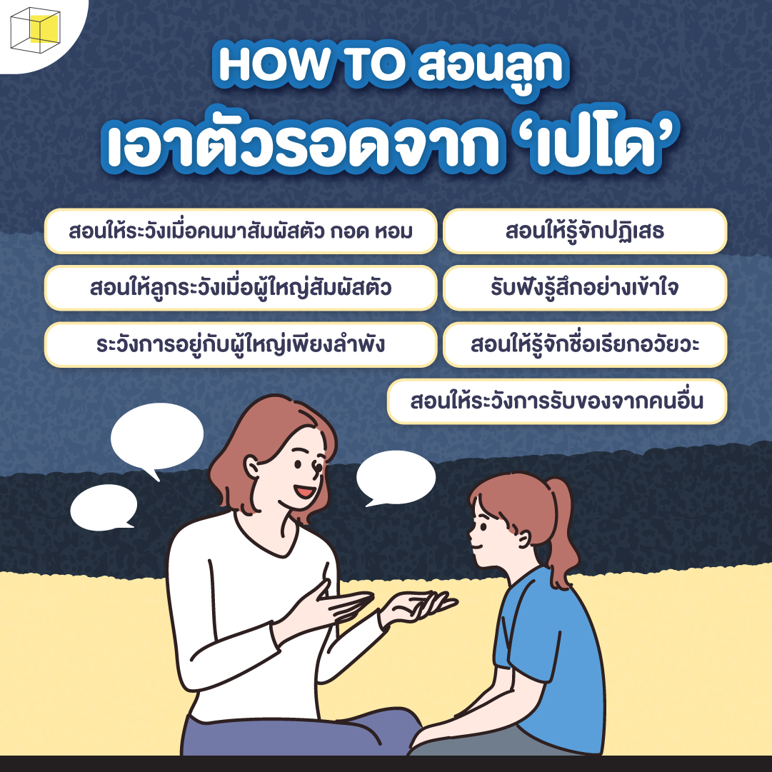 การสอนลูก เอาตัวรอดจาก เปโด โรคใคร่เด็ก