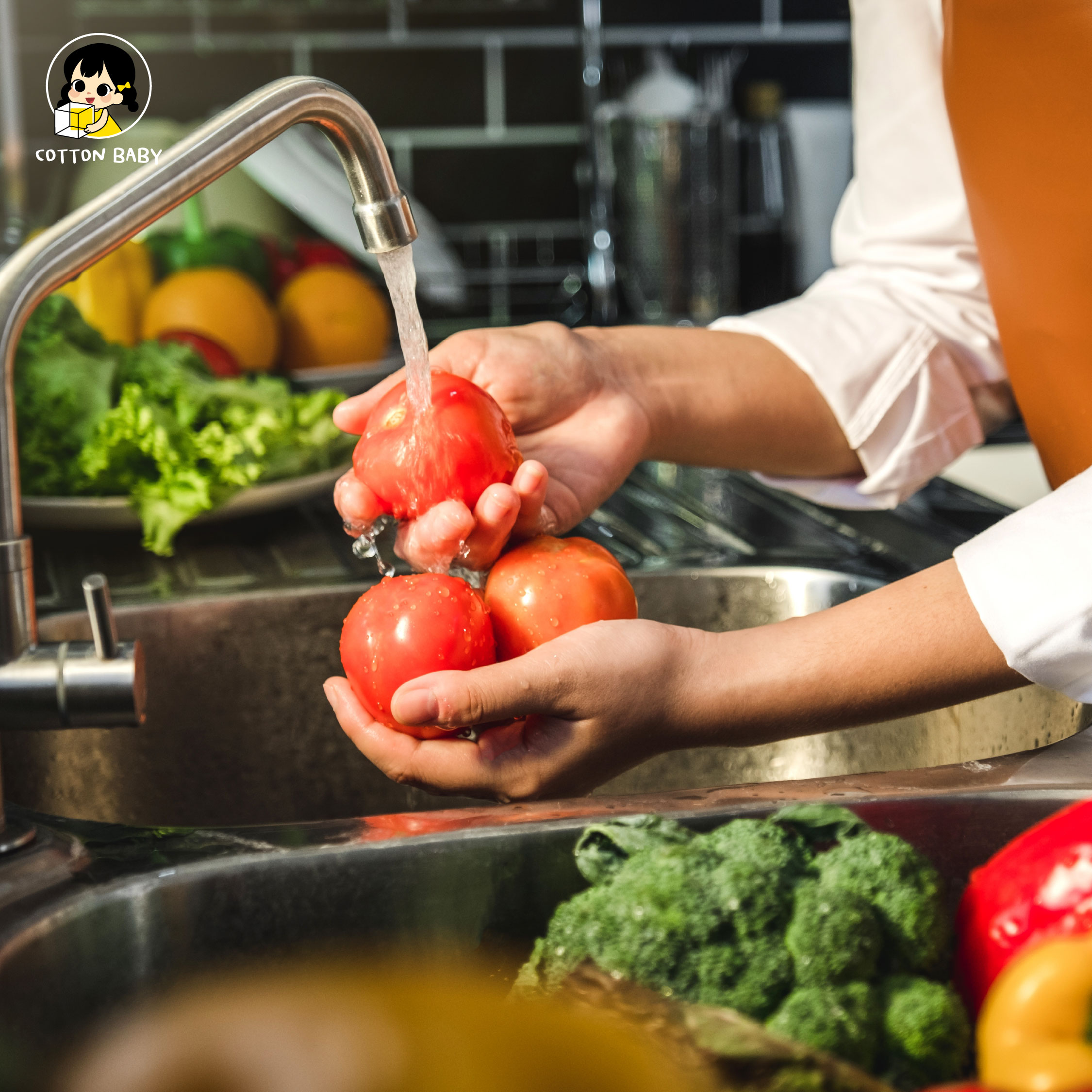 อาหารคนท้องห้ามกิน ผักและผลไม้ที่ล้างไม่สะอาด