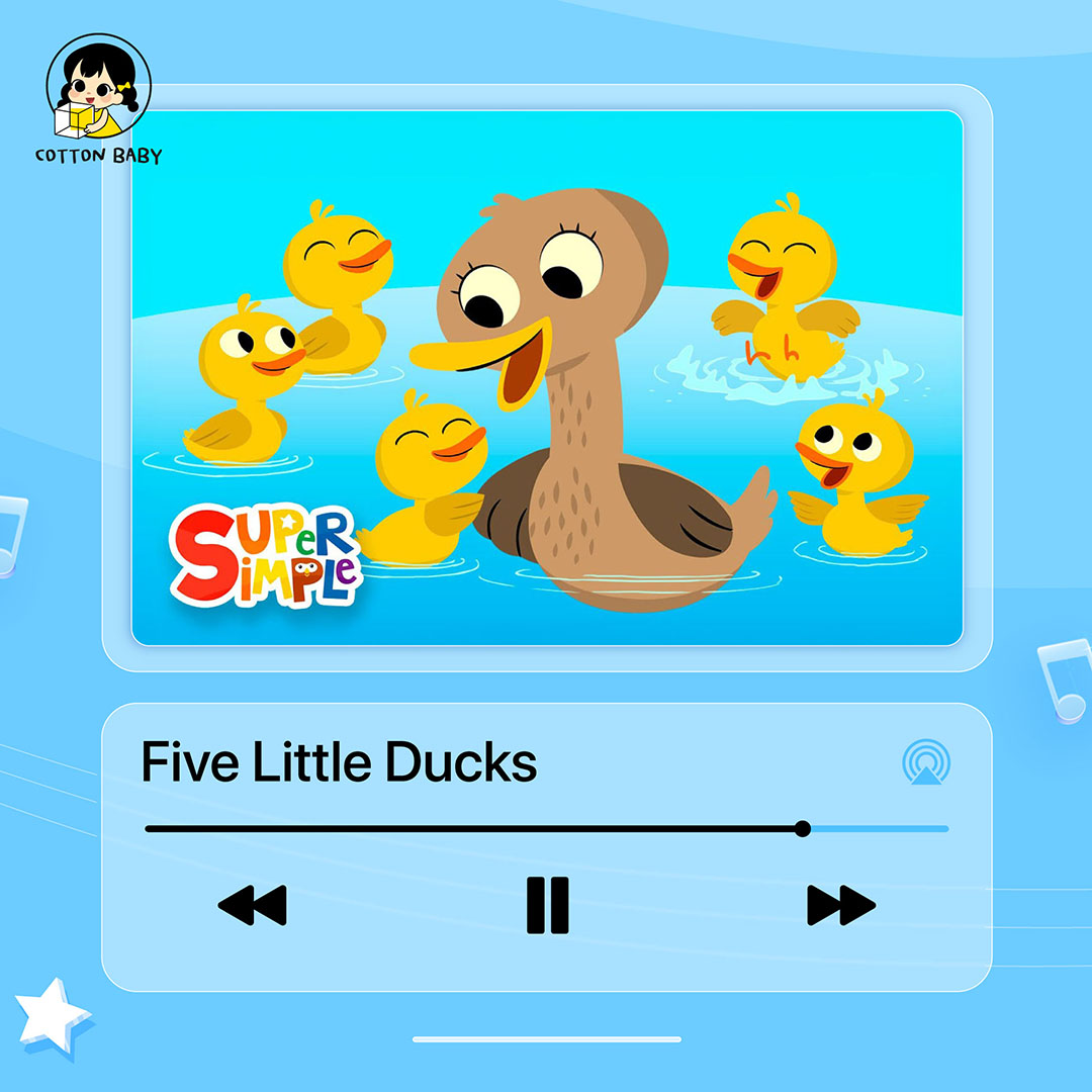 เพลงภาษาอังกฤษสำหรับ Five Little Ducks