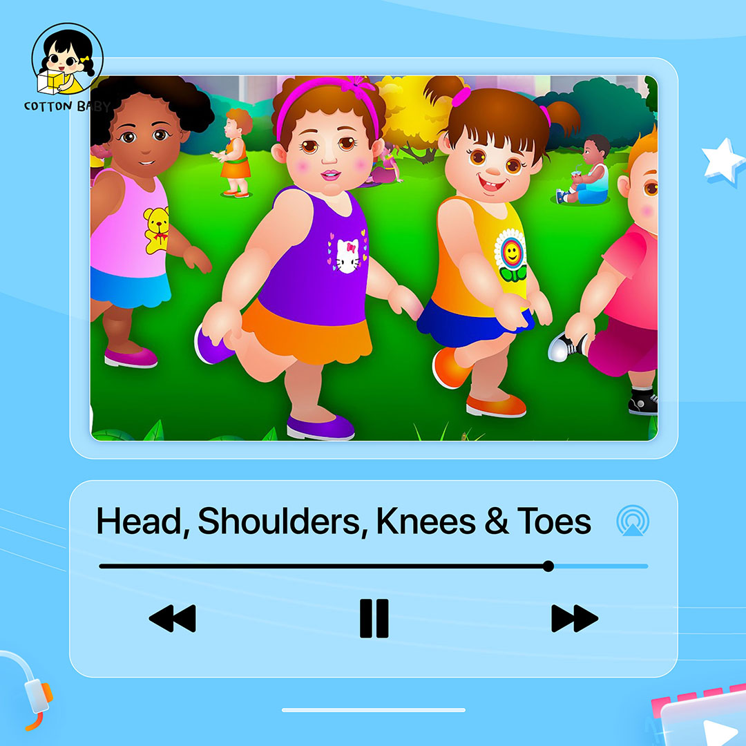 เพลงภาษาอังกฤษสำหรับเด็ก Head, Shoulders, Knees & Toes
